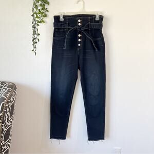 Veronica Beard Keith 12" Corset Skinny Jeans Sz 30
